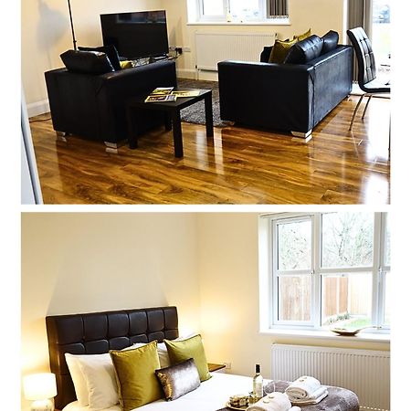 Luxury 2 Bed 2 Bath - Free Parking - 5Min To Airport - Sleeps 6 Lägenhet Ashford  Exteriör bild